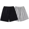 Novas calças masculinas verão shorts esportivos fashional casual shorts padrão de letras estampado cor sólida calças curtas esportivas joggers para homens