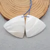 Losse Edelstenen Collectie 1 Paar Fijne Sieraden Natuurlijke Shell Teardrop Kralen Voor Maken DIY Mode Vrouw Oorbellen 35x3mm15g