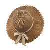 Cappelli a tesa larga Cappello Donna Spiaggia DonnaVersione estiva Parasole versatile Grande navigazione lungo l'erba marina per le donne