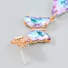 Orecchini geometrici animali farfalla in metallo moda Orecchini pendenti esagerati carini da donna Accessori per gioielli per banchetti