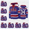 C2604 MitNess Miracle On Ice Team USA Hockey Pullover Hoodie Jack Hughes Matthew Boldy Jonathan Quick Auston Matthews Trevor Zegras Brian Boyle Patrick