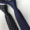 Varumärke mäns slips silkeslippe lyxig mörk flerfärgad jacquard klassisk vävt parti bröllop affär formell mode rand design box kostym slips