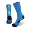 Chaussettes de sport Chaussettes de basket-ball pour hommes Serviette épaissie Bas Milieu absorbant la transpiration Sport de plein air professionnel Cyclisme Chaussettes de sport hautes au genou 230603