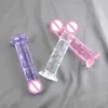 Massager Dildo Enorme Penis Zuignap Realistische Strapon Grote Dildo's Jelly Gode voor Vrouw Koppels Vagina Anale Plug Volwassene