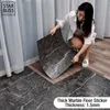 Adesivi murali Adesivo per pavimenti in piastrelle di marmo spesso simulato PVC Adesivo autoadesivo impermeabile Soggiorno Toilette Cucina Decorazioni per la casa 230603