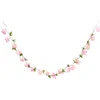 Decorative Flowers Artificial Cherry Blossom Simulation Flower Garland Floral Swag Vine Fake Hanging Ornament