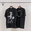 Saint Trendy FOG High Street Los Angeles Washed Old Kiss Band T-shirt met korte mouwen voor heren en