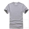 Nouveaux hommes Modal solide T-Shirt blanc blanc gris couleur pure t-shirts décontractés plaine pur coton col rond manches courtes Slim T-shirt 4XL