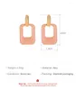 dangle earrings qiluxy fashion lectangle for lecometric holloing enamel drop earringsstatementem