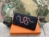 Wysokiej jakości moda dla kobiet worka w torbie portfela skórzane pojedyncze portfele zamków błyskawiczne Lady Ladies Classic Torebka z kartą pudełkową