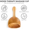 Ontspanning Hout Cupping Therapie Massage Gereedschap Cup Lymfedrainage Massager Gereedschap voor Maderoterapia Kit Body Sculpting AntiCellulite Cup