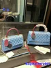 Top Handle Handbags Luxury Cowhide Flap Diamond Quilted Chain Bag Caviar Shoulder Crossbody Bags Golden/Silver Metal Chain Handbag Women Small Square Classic Bag