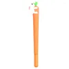 Cute Cartoon Gen Pen Love Carrot Studenti Inchiostro nero Firma neutra