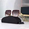 Óculos de sol de luxo para mulheres, designer de lentes polaroid, óculos masculinos sênior, armação de óculos, óculos de sol de metal vintage com caixa 7220