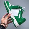 Mens Womens Green Sports Shoes Designer Homens Sapatilhas Mulheres Ow Marca Sneaker Antiderrapante Soles Clássicos dos anos 80 Tamanho grande 47-35 com caixa original