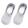 Men's Socks 1 Pair Transparent Skin For Men Seamless Mesh No Show Business Silicone Non-slip Sock Slippers