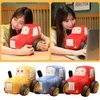 Plyschdockor mini tecknad traktor doll fylld peluche kawaii bil baby småbarn leksaker för barn födelsedag xmas gåvor a9t6 230603