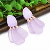 Baumeln Ohrringe Koreanische Acryl Teardrop Schwarz Rosa Weiß Fringe Für Frauen Pendientes Mujer Moda Böhmischen Schmuck 2023