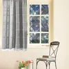 Gardin Rod Pocket Window Panels Drape For Kitchen Children Room