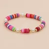 Strand Go2boho Boho Färgglada Heishi Bead Armband - Summer Beach Jewelry for Women Friendship Gift Fashion Jewellery