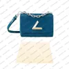 10A Top Designe Luxe TWIST Chain Bag Crossbody TOTE Handtas Schoudertas Hoge kwaliteit echt lederen portemonnee