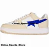 En badape bapesta låga sneakers kvinnor skor storlek 13 US 13 mens 47 designer casual löpande tränare US13 zapatillas zapatos US 12 US12 blå chaussures tennis