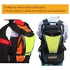 Cycling Shirts Tops High Quality Night Cycling Vests Reflective Usb Led Vest Whith Direction Indicators Backpack Attachment Clip Signal Safety 230603