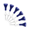 Tees для гольфа 6pcsbag Silicone Head Head Golf Plastic Tees Высота может быть отрегулирована свободно стабильной 88 мм для гольф