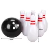 Bowling Bowling Giant Inflatible Bowling For Kids Outdoor Sports Toys Family Lawn Game Parent Daym Dziecka Interaktywna gra przedszkola