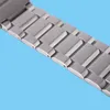 Titta på band rostfritt stål band remmen män metall klockband länk armband 22mm tillbehör för automatisk