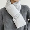 スカーフ濃い暖かく綿のパッド入り秋の冬のスカーフ女性のためのミニマリストソリッドレディースハイストリートブラックビブ誤り