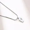 Hänghalsband 2023 mode smycken rostfritt stål lycklig nummer 7 enkel tröja kedja femme halsband lämplig för kvinnor