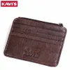 Kavis Cow кожаная кредитная карта кошелек многофункциональный идентификационный карты
