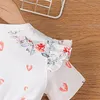 Девушка платья n80c Girls Summer Floral Print Print Bowknot Юбка для малышей