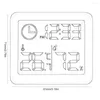 Relógios de parede Medidor de umidade de temperatura digital LCD HTC-1 HTC-2 Higrômetro interno ao ar livre para casa Estação meteorológica com relógio