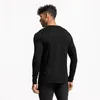 Men's T Shirts Mens Long Sleeve Tight Elastic T-shirt Gyms Fitness Casual Simple Solid Tops Autumn Breathable Quick Dry Training Shirt