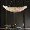 Pendant Lamps Post-modern El Lobby Creative Large Chandelier Personality Villa Living Room Dining Table Light Luxury Crystal Lamp