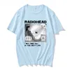 RadioheadTシャツロックバンドヴィンテージヒップホップ私は次の人生であなたに会いますユニセックス音楽ファンを印刷する男性女性ティーショート