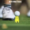 Golf Tees 10Pcs Golf Mat Tees Golf Simulator Tees Practice Golf Tees for Winter Turf and Driving Range Home Golf Tees for Golf Training 230603