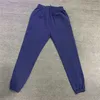 Tasarımcı Pantolon Mavi Graffiti Örümcek Web Desen Erkek ve Kadın Spor Giyim Hedefleme Jogging Pantolon Yüksek kaliteli WString FJW Yeni 555555 23FW Fabrika Satışları