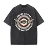 Men's T Shirts United States Racing Club Custom Motorcycles Men Clothing Loose Streetwear T-Shirt Summer Cotton Oversized Short Sleeve Shirt