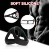 Masseur Silicone pénis anneau de coq pour homme retarder l'éjaculation hommes Couple anneaux Cockring produits pour adultes