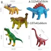 Buttafuori gonfiabili Playhouse altalene PVC gigante gonfiabile Dinosauri realistici Jurassic Wild Life Giocattoli gonfiabili Palloncini Decorazione per feste per bambini 230603