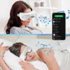 Eye Massager Eye Massager Smart Airbag Vibration Eye Care Instrumen Bluetooth Music Air Pressure Foldbar uppvärmning Massager lindrar trötthet 230603