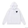 Amis Paris Mode Hoodie voor Mannen en Vrouwen Kwaliteit Trui Geborduurde Rode Liefde Winter Ronde Hals Jumper Paar Sweatshirts O2yu