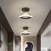 Люстры светодиодные подвесные лампы Nordic Круглый квадратный проход люстра для коридора балкона лофта вход в дом