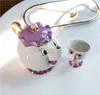 كوب شاي بود القهوة Threedimensional Cup with Beauty Beast Tea Pot Beaty و The Bone China 230603