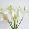 Dekorativa blommor 10st konstgjorda calla lily bukett för bröllop hem balkong trädgård dekoration bankett scen layout falska blommor