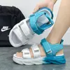 Sandalen Sommer Hohle Schuhe Koreanische Version Mode Sport Trend Popcorn Männer Erhöhen Temperament Weiß