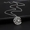 Chains Snowflake Necklace Moon Shape Decorative Anti-rust Polished Solid Color Replacement Pendant Jewelry Birthday Gift